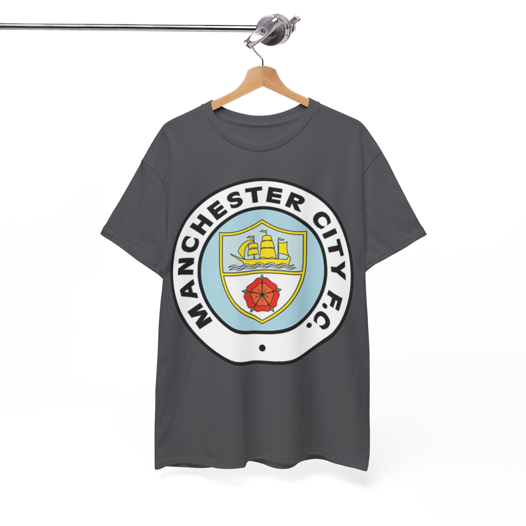 Manchester City F.C. Retro Crest T-Shirt – Retro Football Fan Tee