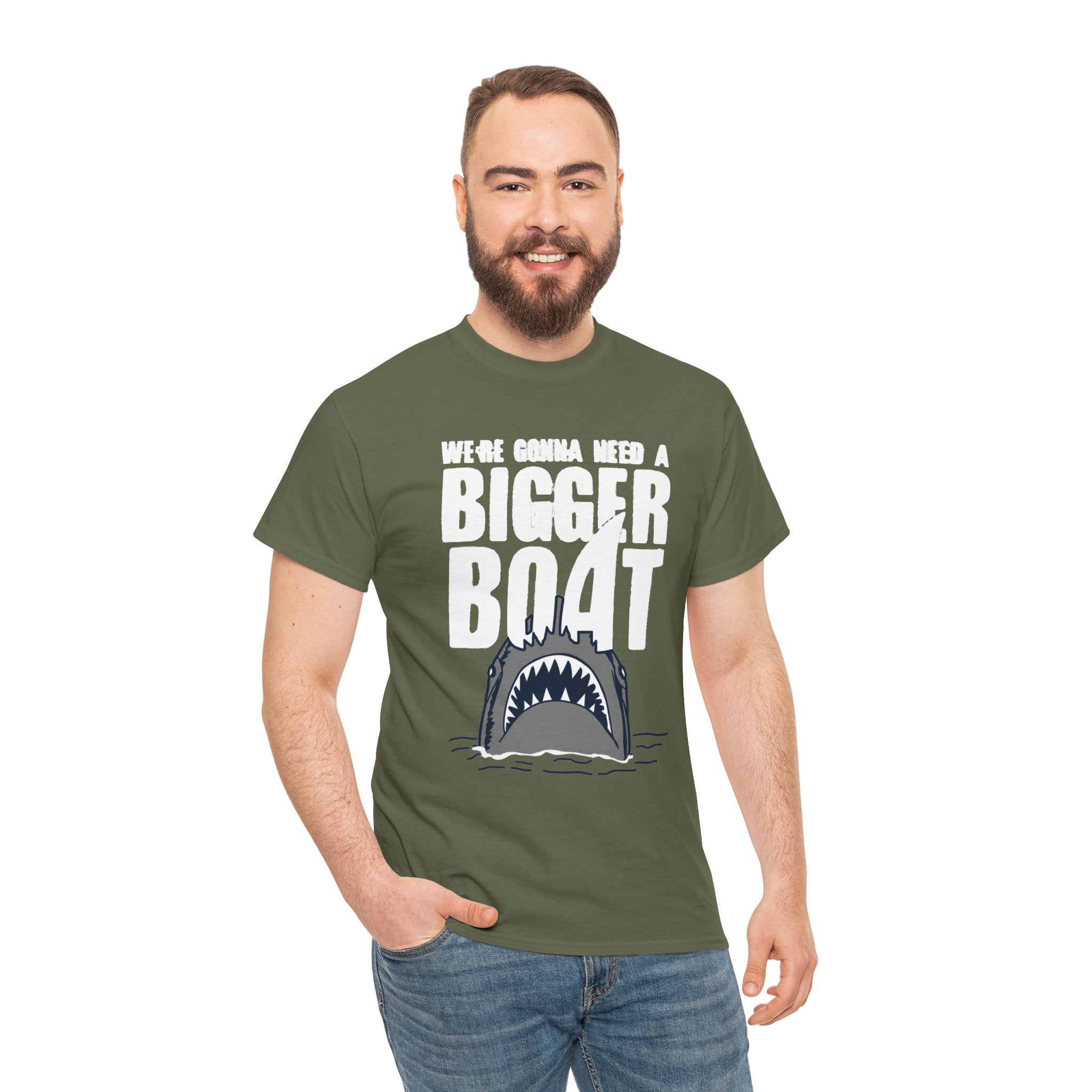 Bigger Boat Shark T-Shirt – 'We're Gonna Need a Bigger Boat' Graphic Tee