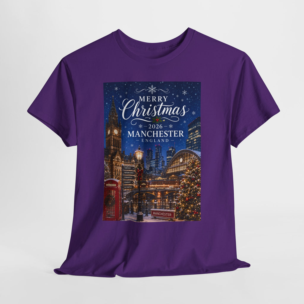 Manchester Christmas Tee — Merry Christmas 2026 Holiday T‑Shirt