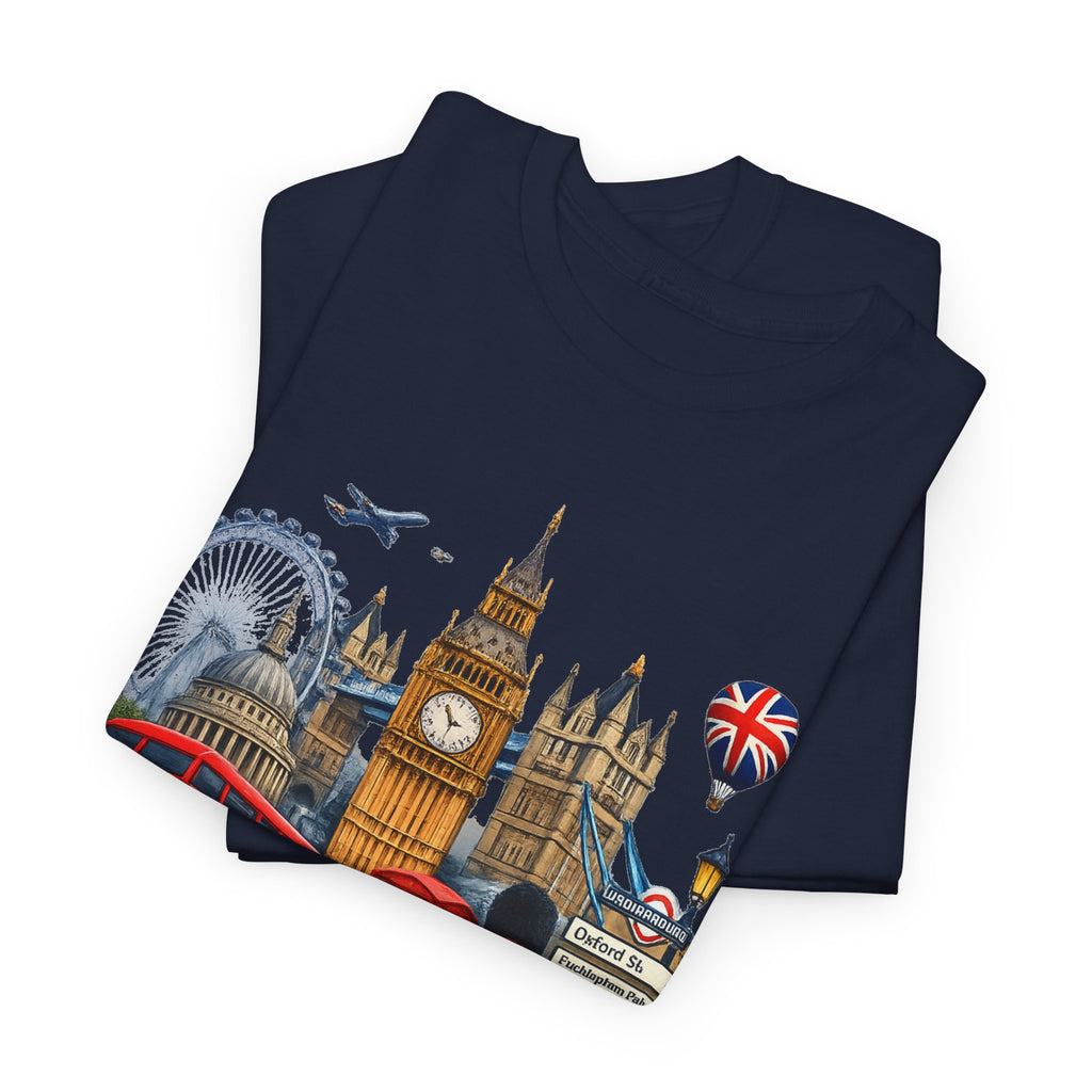London Landmarks T‑Shirt — British Icons Collage Tee