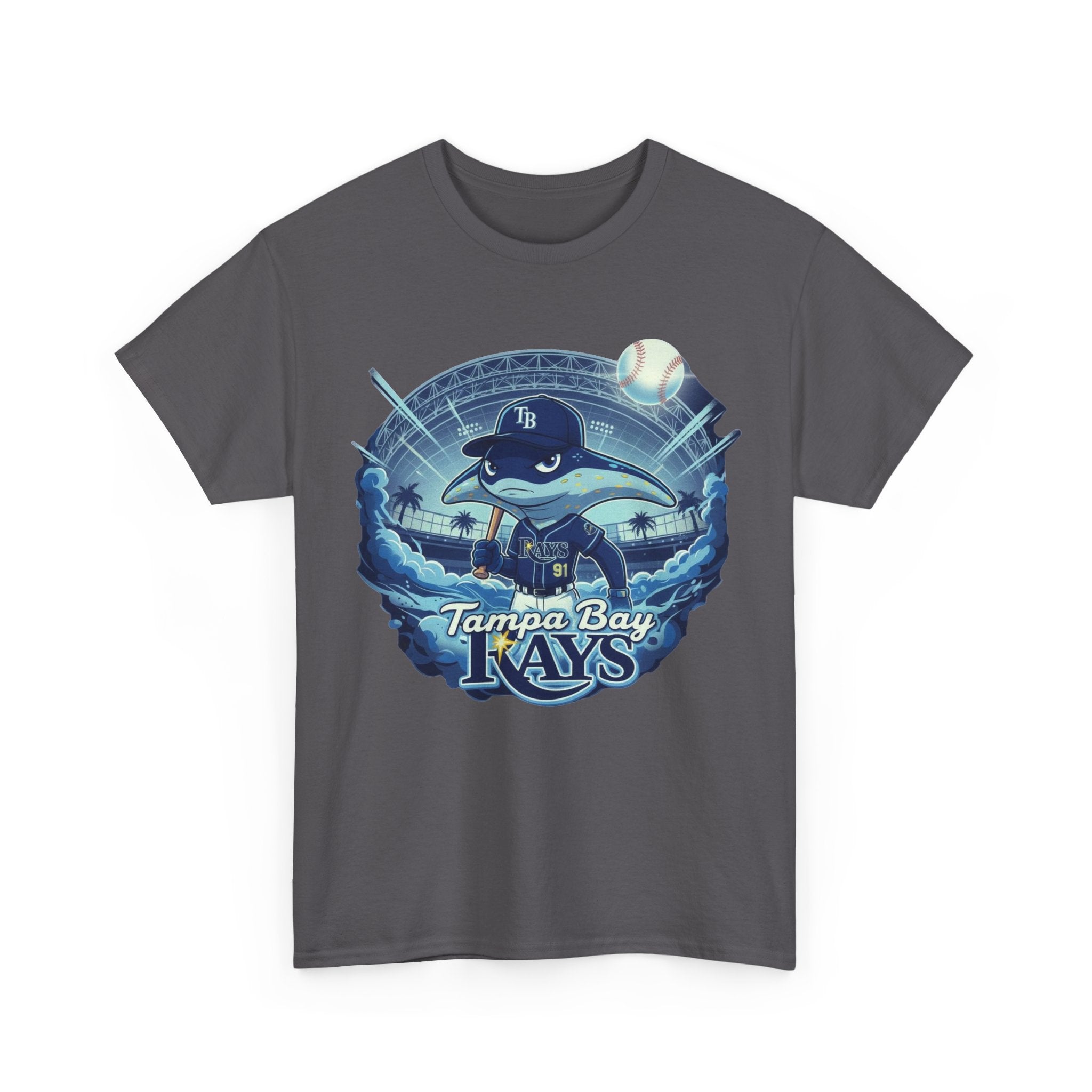 Tampa Bay Rays Mascot Graphic Tee – Retro Baseball Logo Shirt