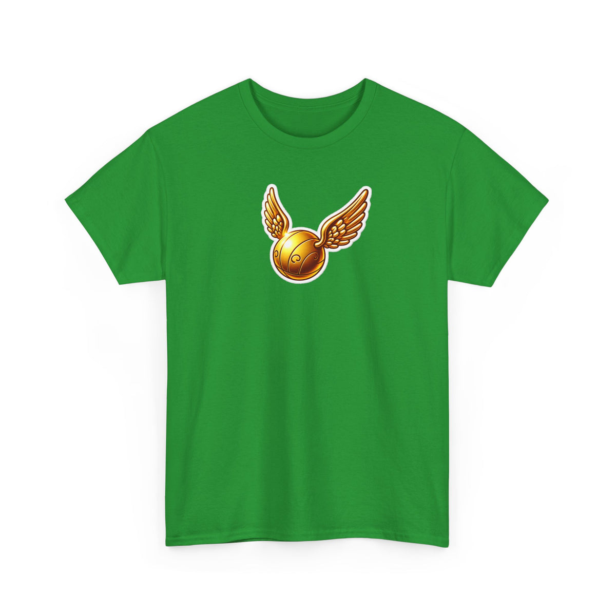 Golden Snitch Cotton T‑Shirt — Quidditch Wizarding Fan Tee