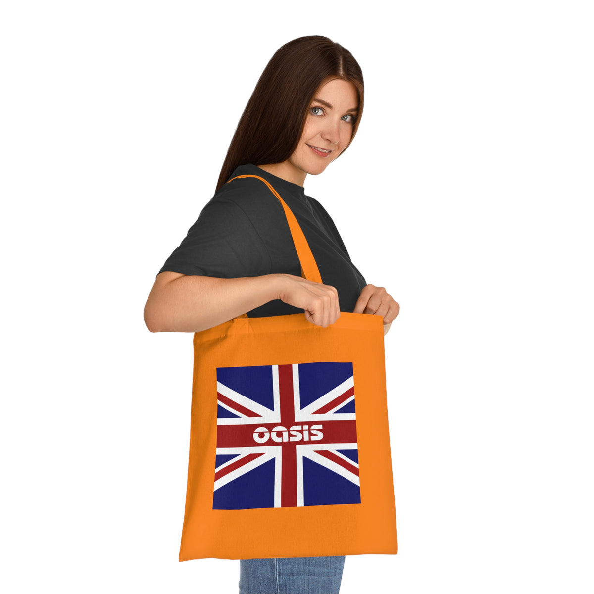 Union Jack Oasis Tote Bag — British Flag Cotton Shopper