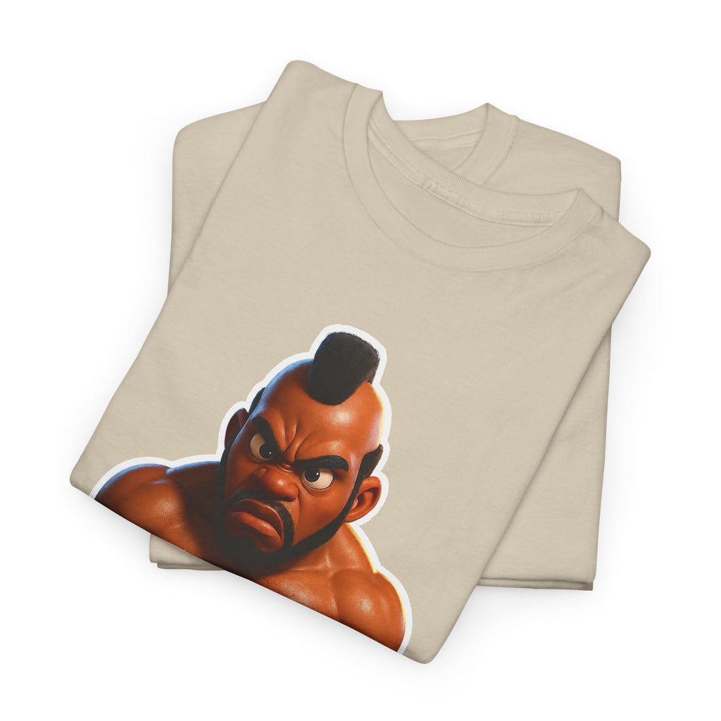 MR T Clubber Lang Boxer Character Tee — Tough Guy Cartoon Boxing T-Shirt