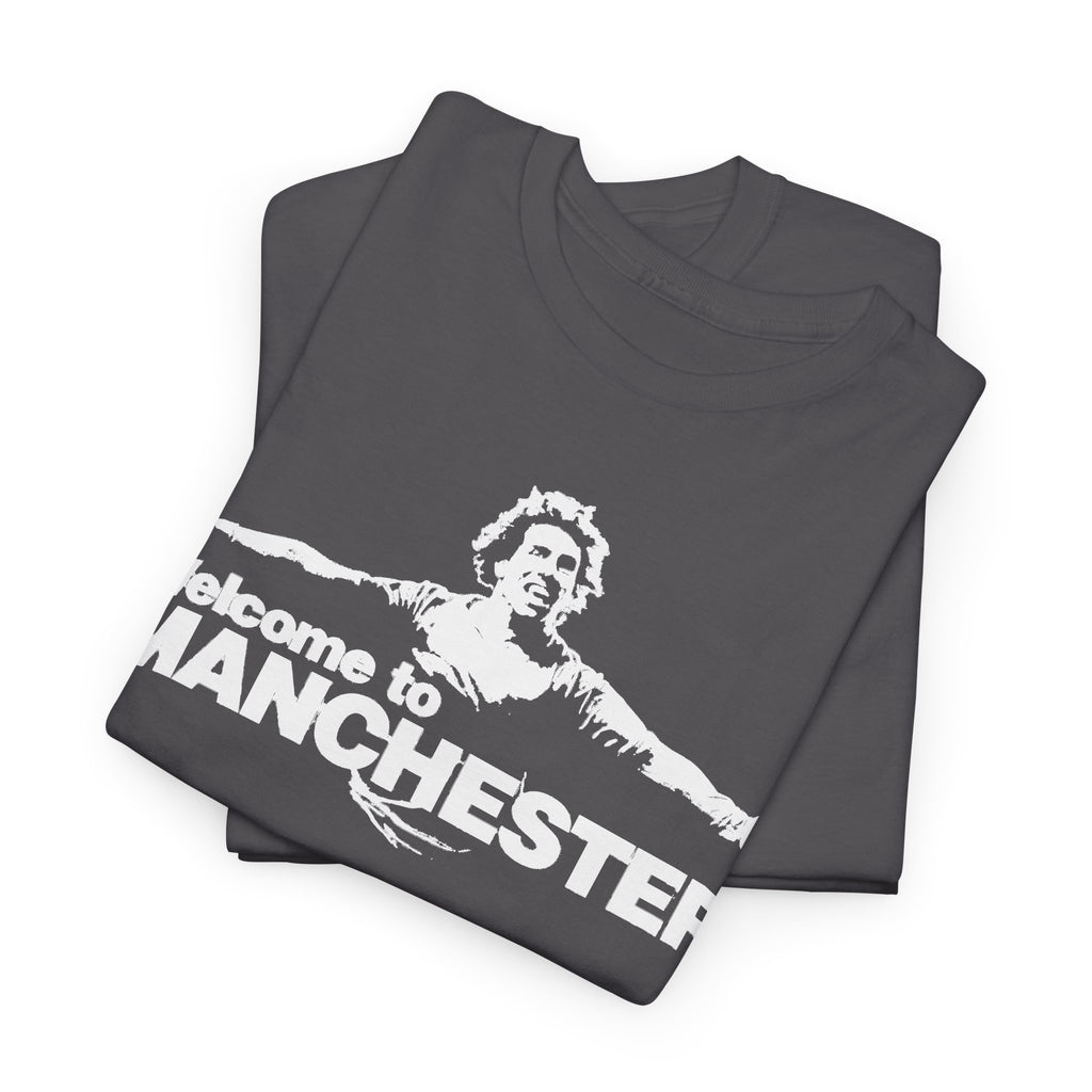 Welcome to Manchester Tee — Retro Carlos Tevez Manchester City Graphic Cotton T-Shirt