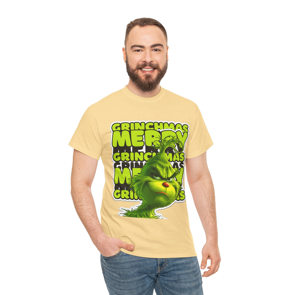 Grinchmas Merry Grinch Christmas Cotton T-Shirt / Tee