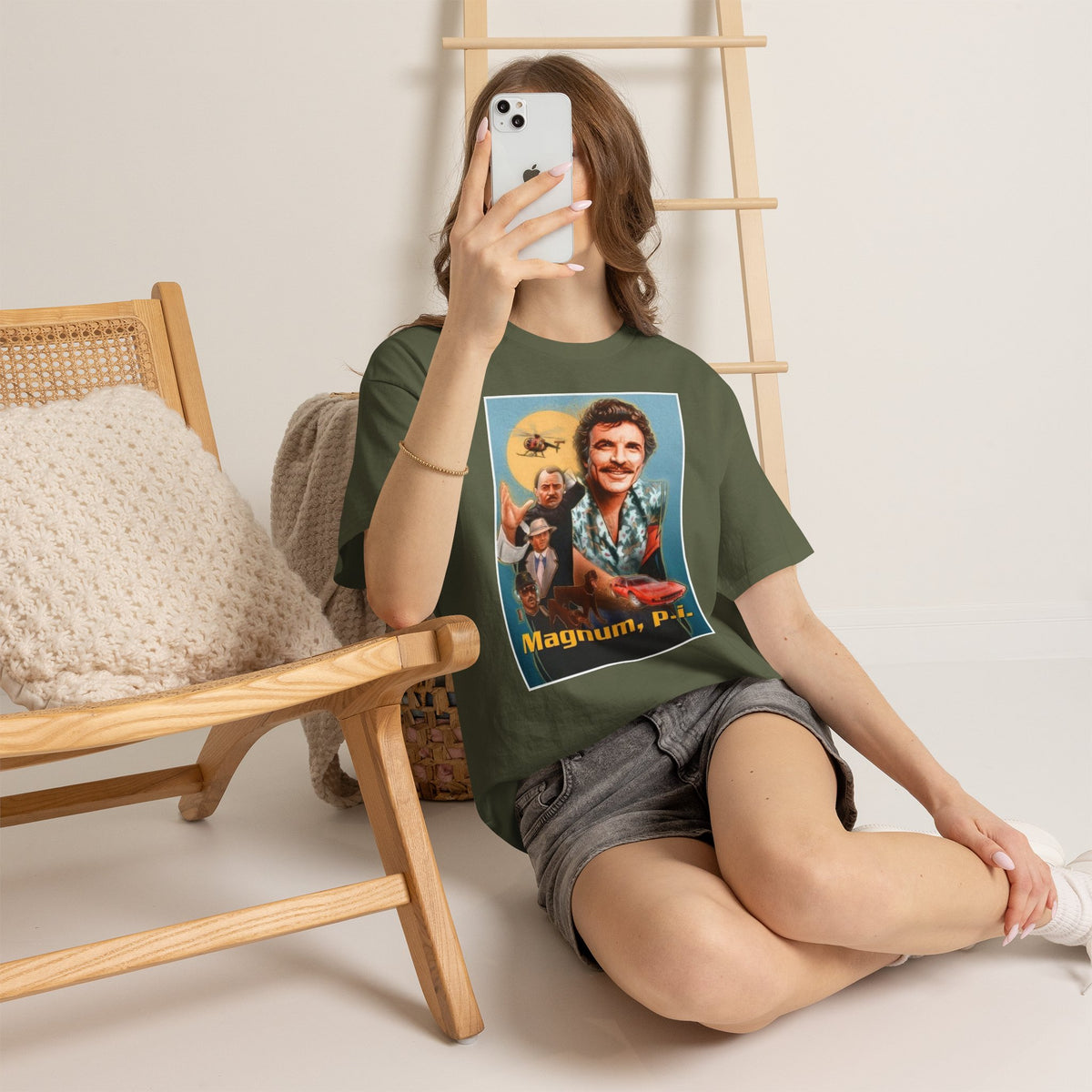 Magnum, P.I. Retro TV Show Inspired Cotton T-Shirt