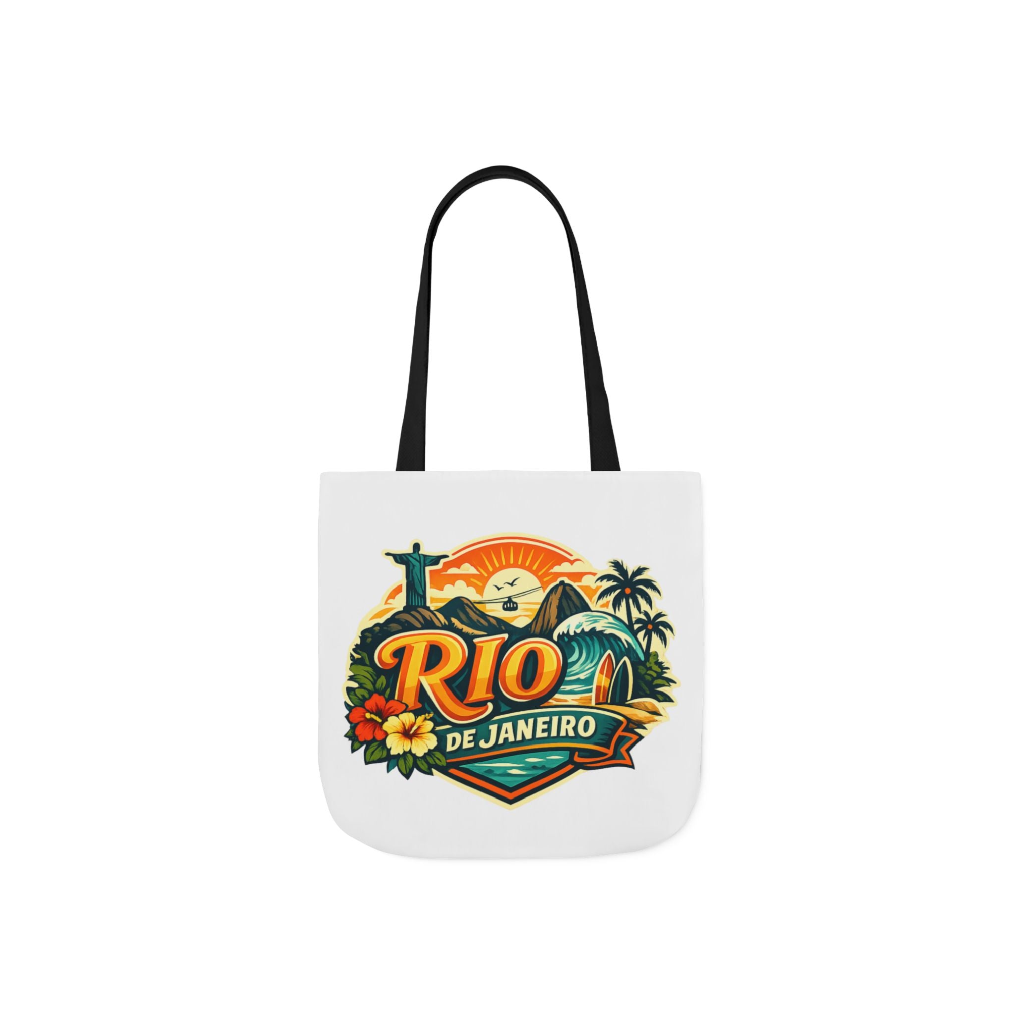 Rio de Janeiro Travel Tote — Retro Beach Canvas Bag