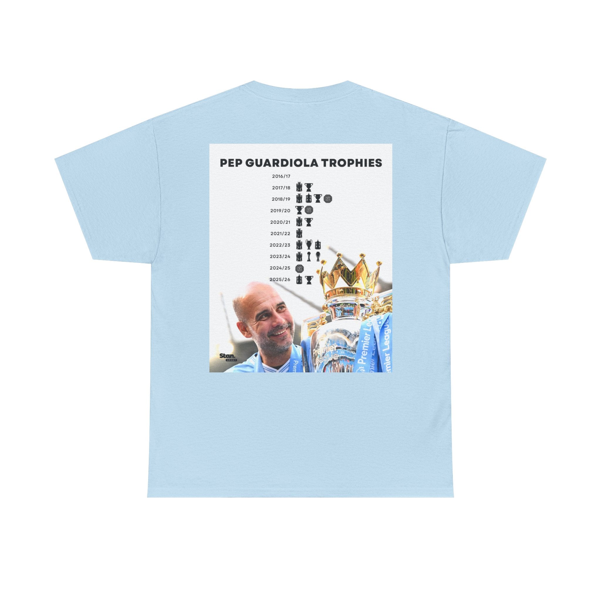 Pep Guardiola Trophies Graphic Tee