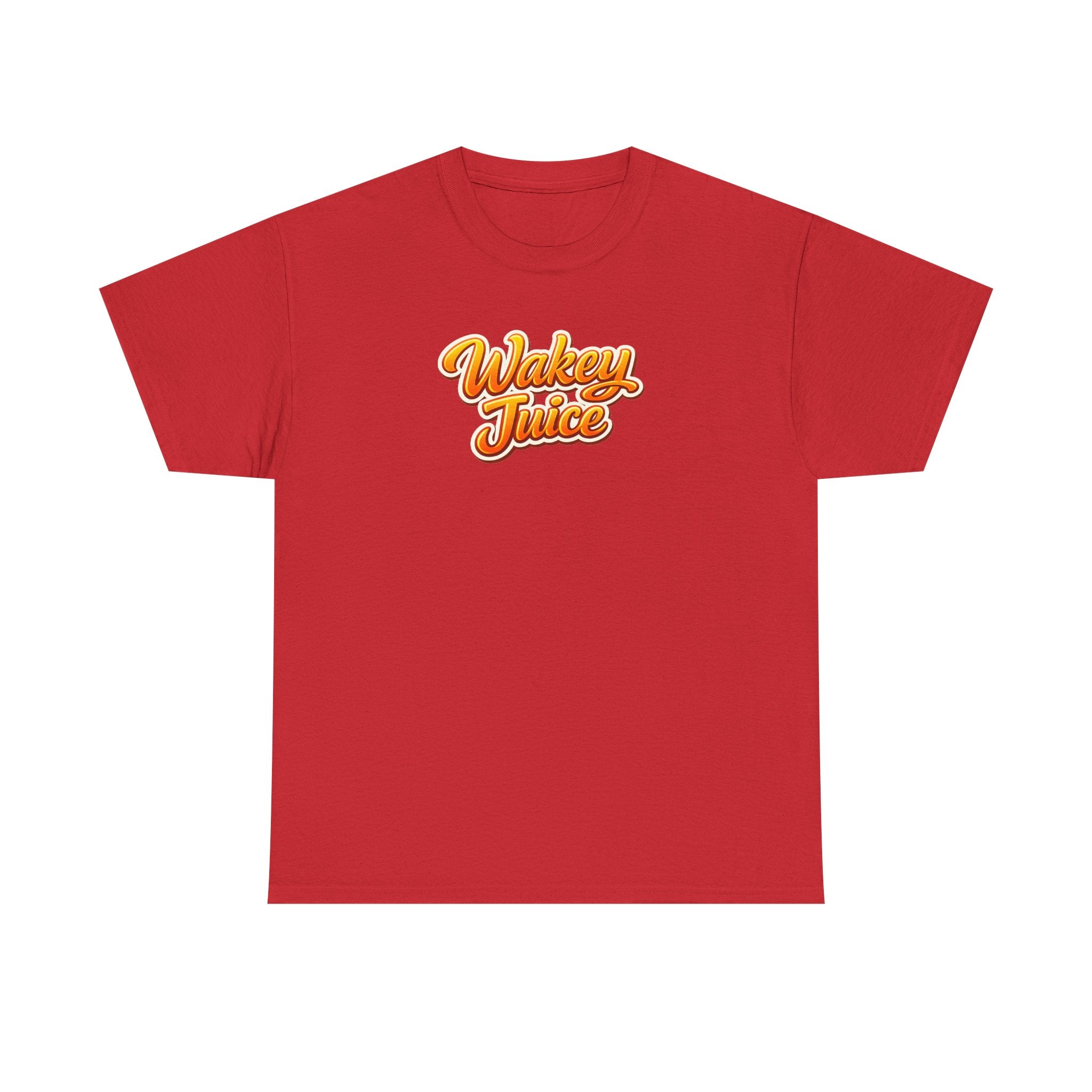 Wakey Juice T‑Shirt — Retro Orange Script Graphic Tee
