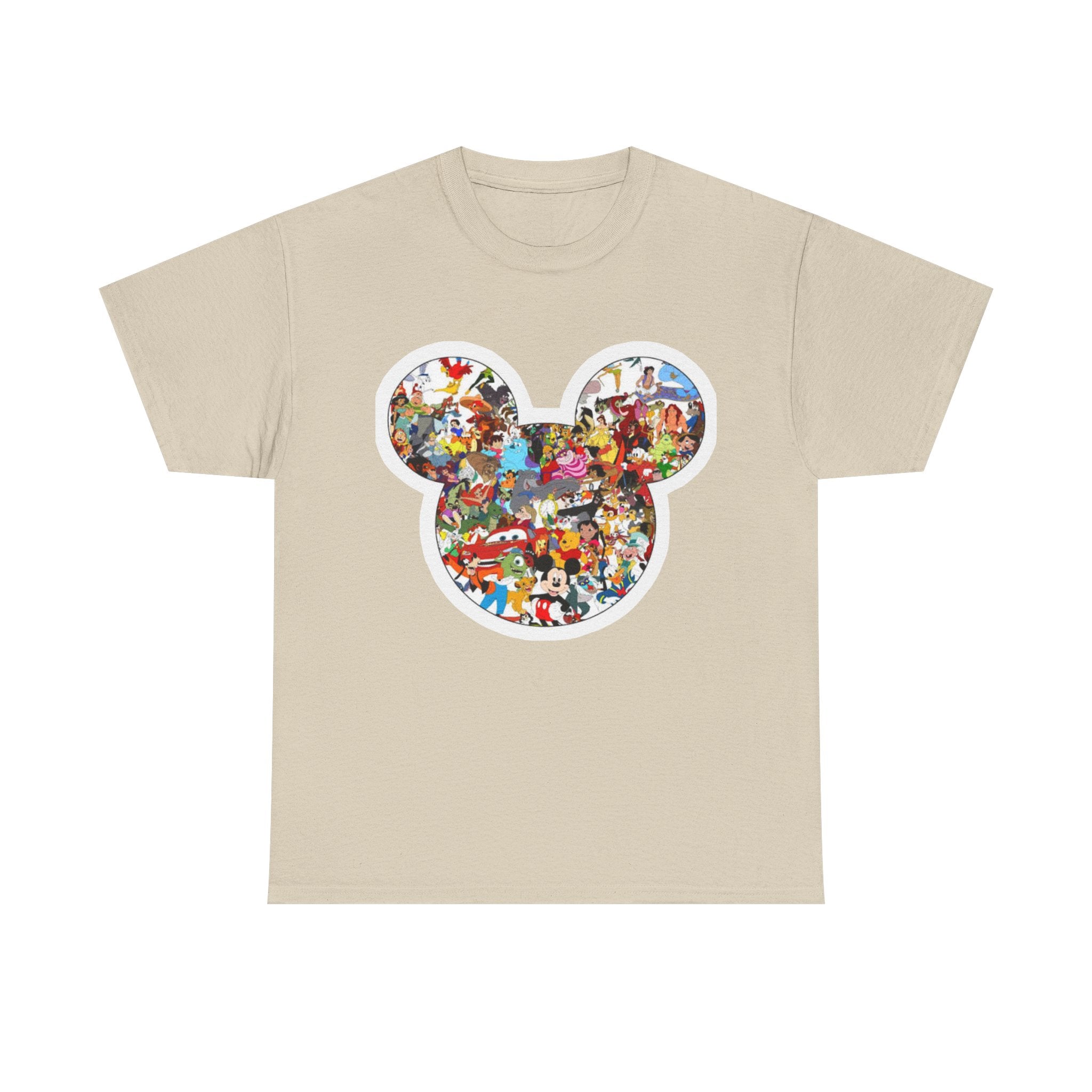 Mickey Collage T-Shirt — Vintage Disney Characters Graphic Tee
