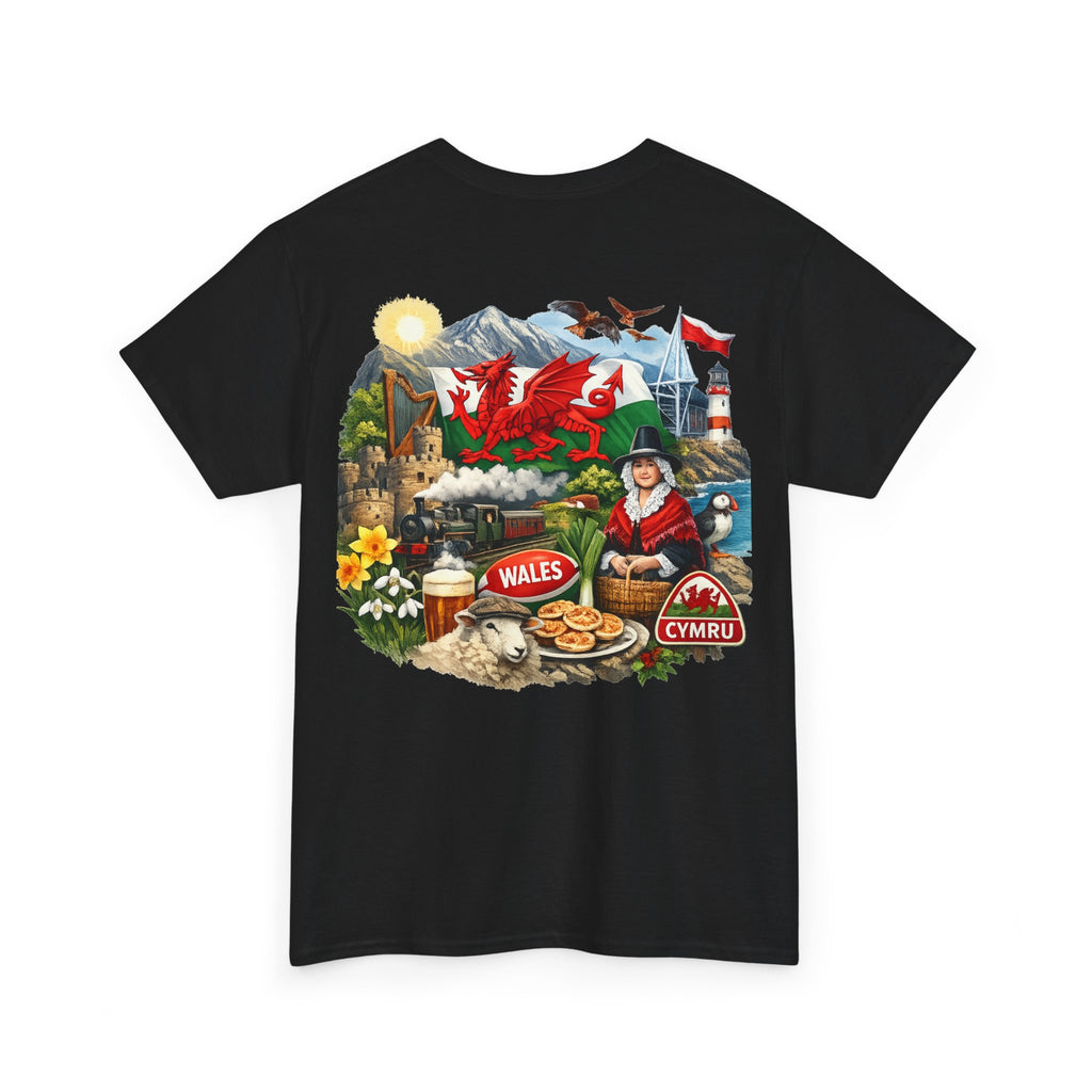 Wales Pride T-Shirt — 'Make Wales Great Again' Welsh Dragon Tee