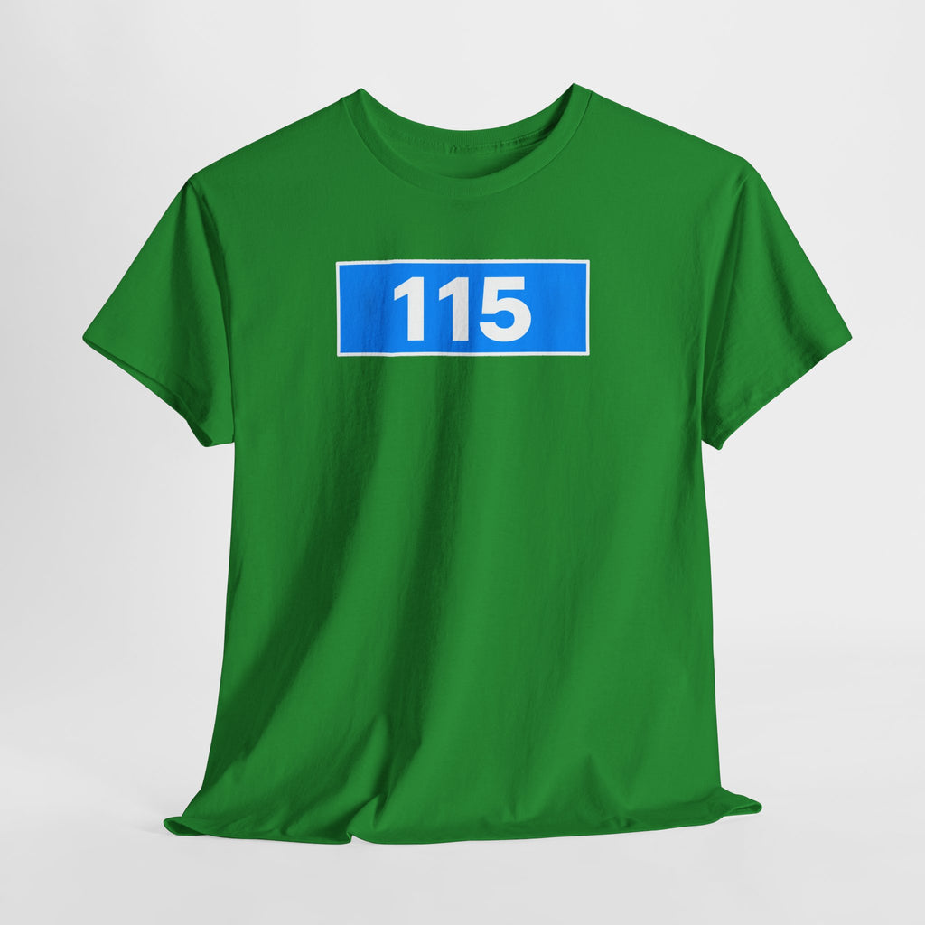 Manchester City 115 Inspired Minimalist Graphic Cotton T-Shirt