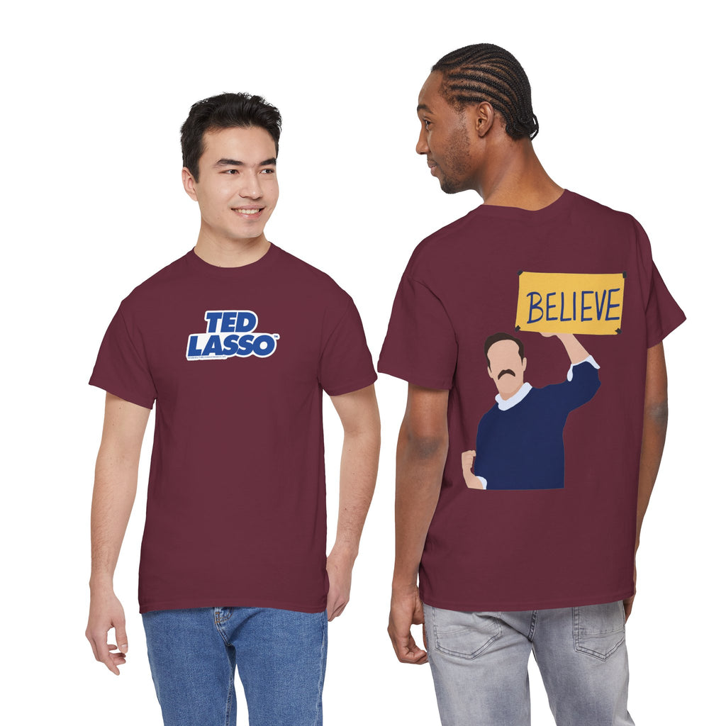 Ted Lasso Inspired "Believe" Tee — Inspirational TV Fan Shirt Cotton T-Shirt