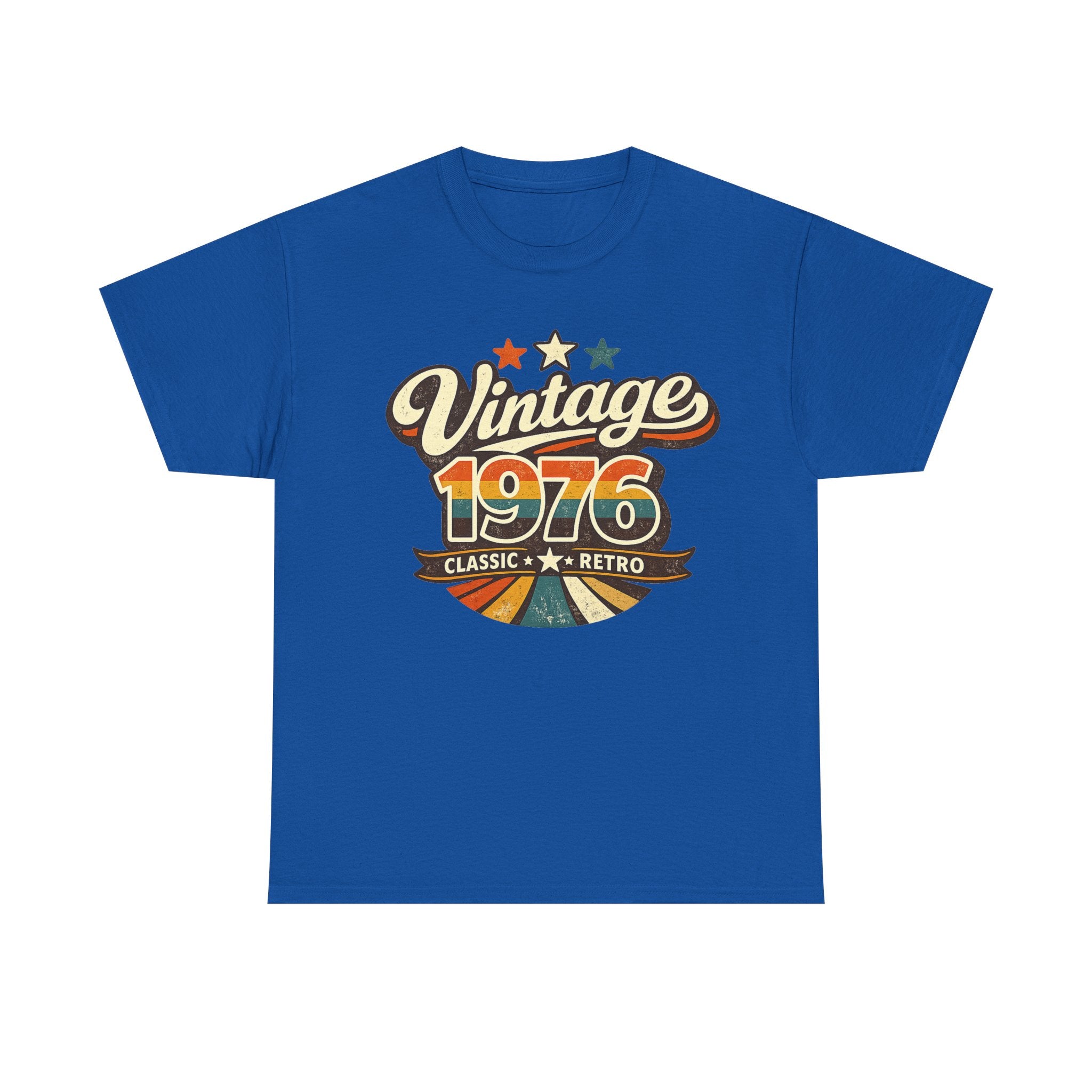 Vintage 1976 Retro Graphic Tee — Classic Birthday or Anniversary Gift