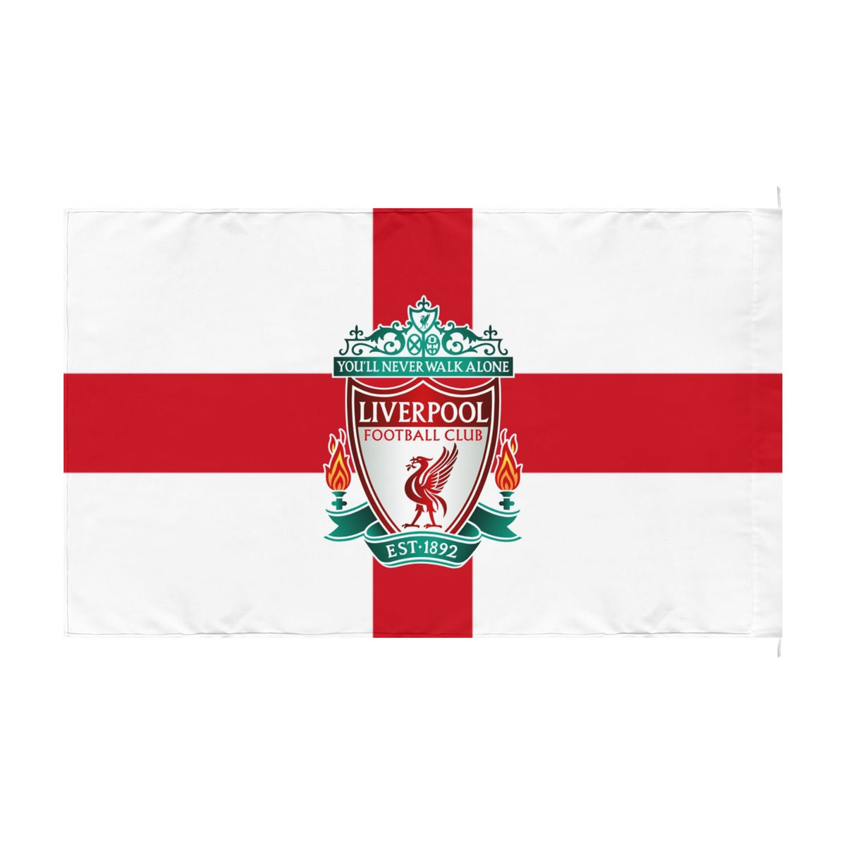 Liverpool FC Double-Sided St George Flag