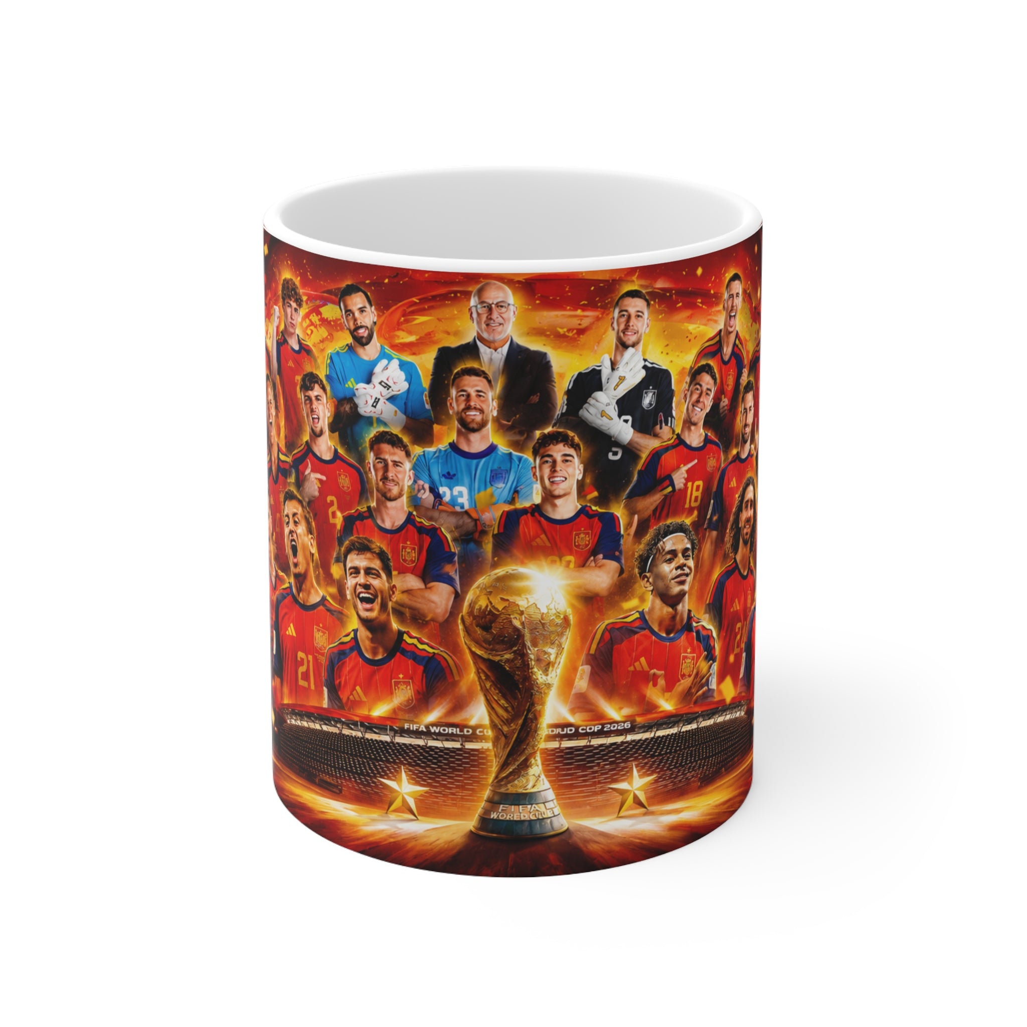 Spain World Cup Winners Team Photo Ceramic Mug – 11oz & 15oz