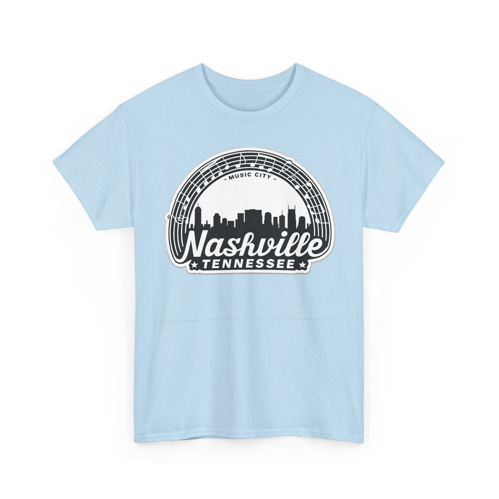 Nashville Tennessee Skyline Tee — Retro Music City Graphic Shirt