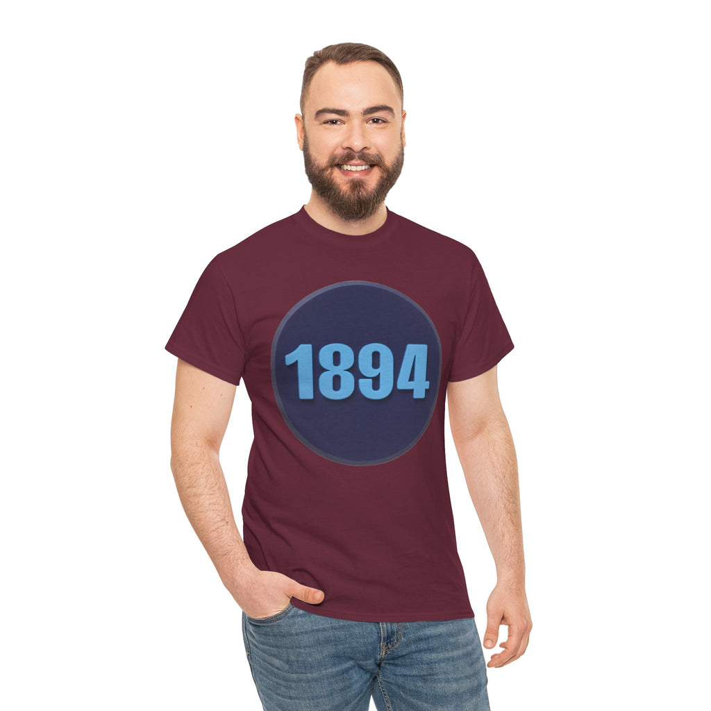 1894 Manchester City Circle Graphic Tee — Vintage Year Anniversary T-Shirt