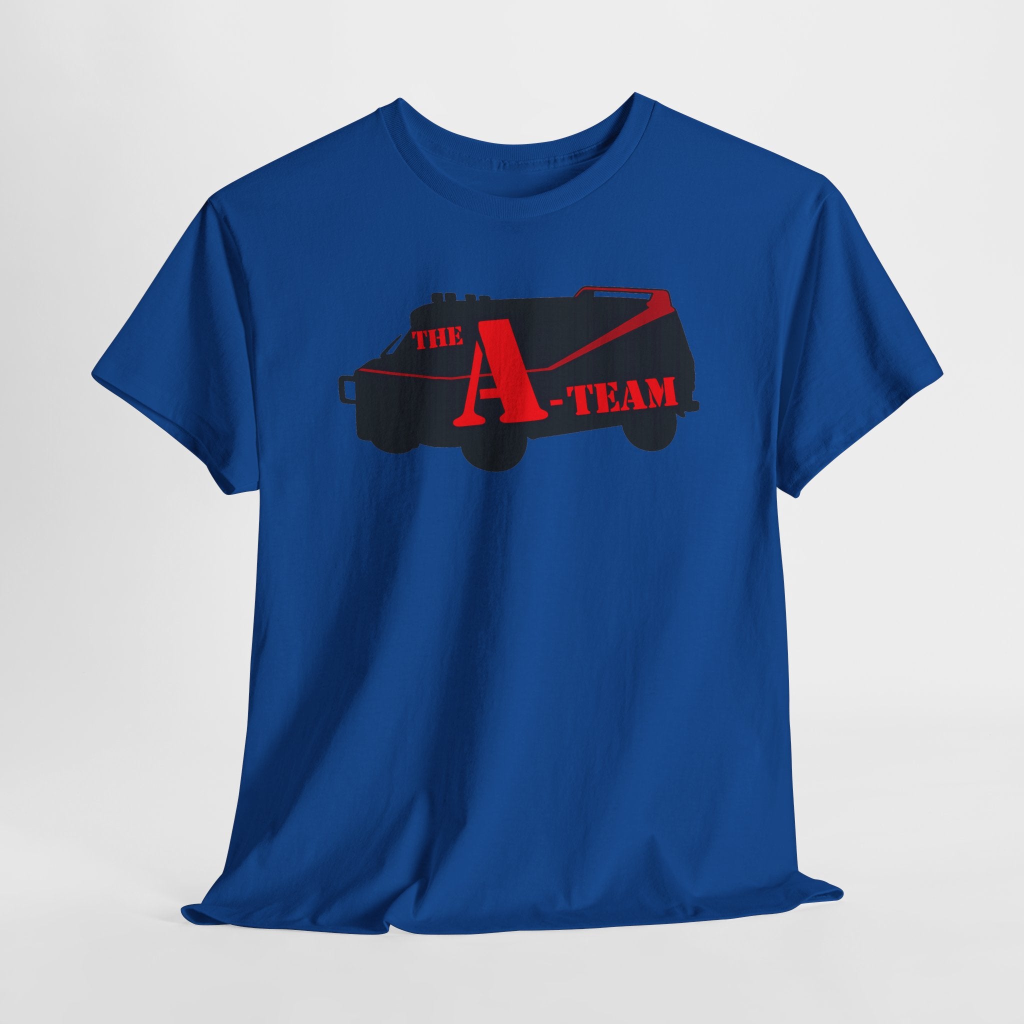 A-Team Van Graphic Tee — Retro Action TV Logo T-Shirt