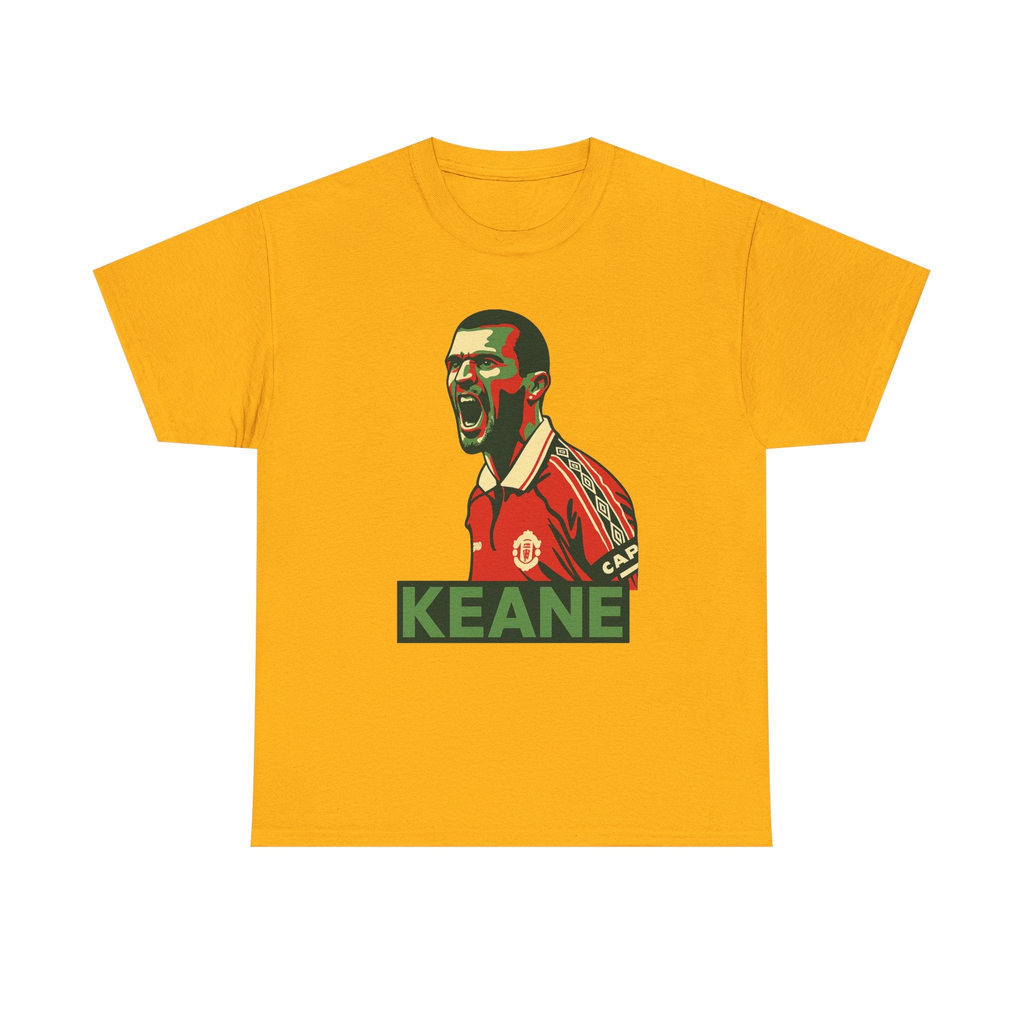 Roy Keane Retro Soccer Tee - Iconic Football Legend Graphic Shirt