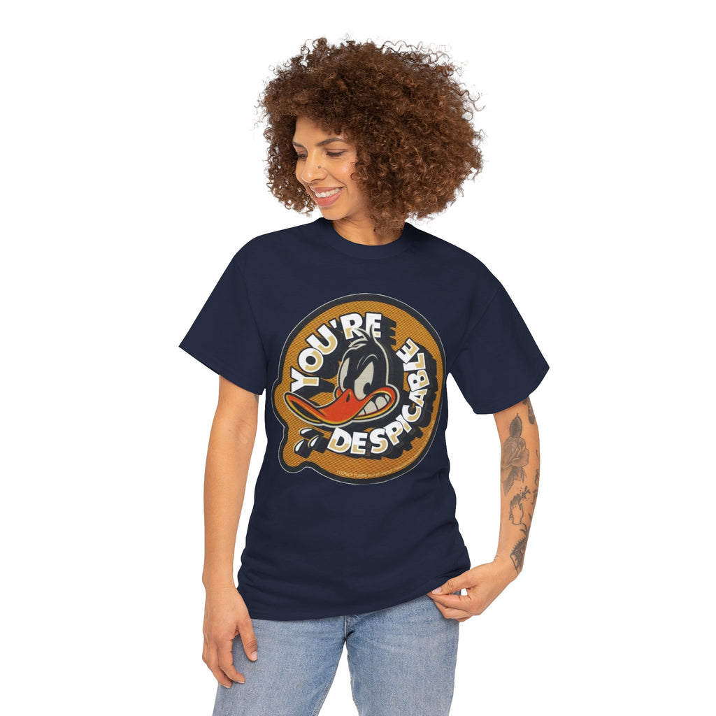 Vintage Daffy Duck Graphic Tee — “You're Despicable” Retro Cartoon Shirt