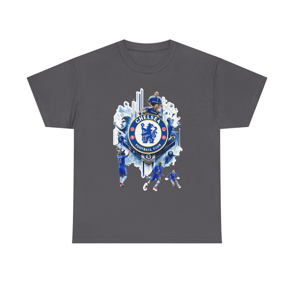 Chelsea FC Crest Players T-Shirt — Blue Football Fan Tee