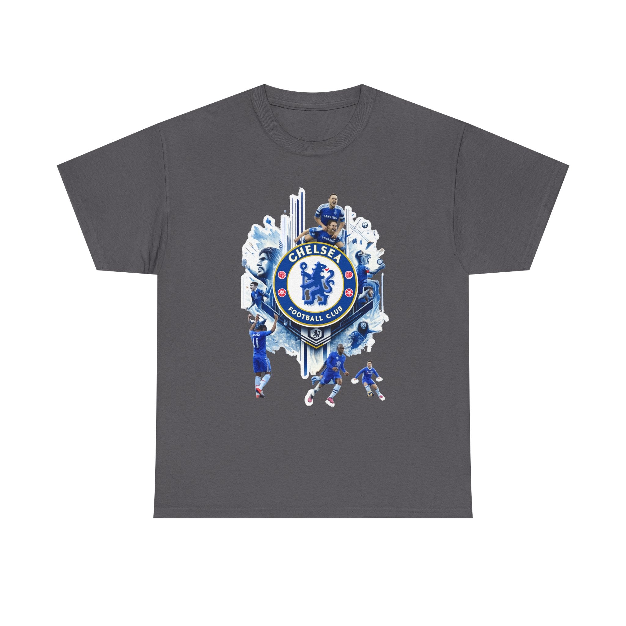 Chelsea FC Crest Players T-Shirt — Blue Football Fan Tee