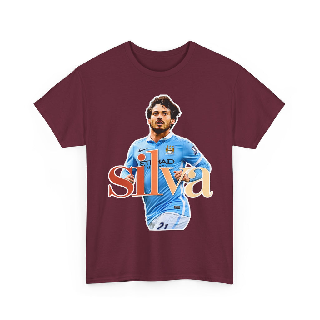 David Silva Manchester City Soccer Player Graphic Tee — Retro Football Fan Shirt