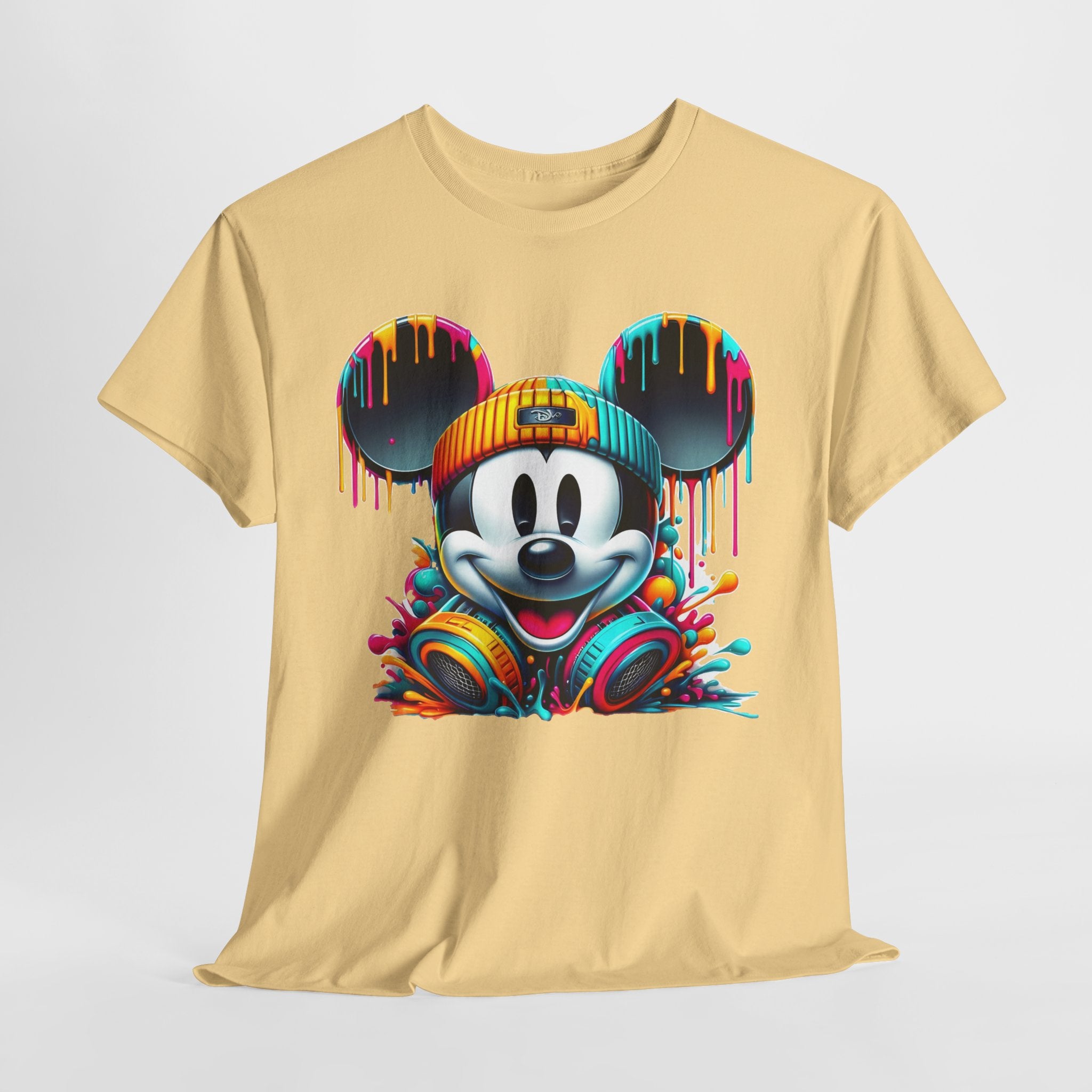 Mickey Graphic Tee — Colorful Street Art Mouse Character T-Shirt