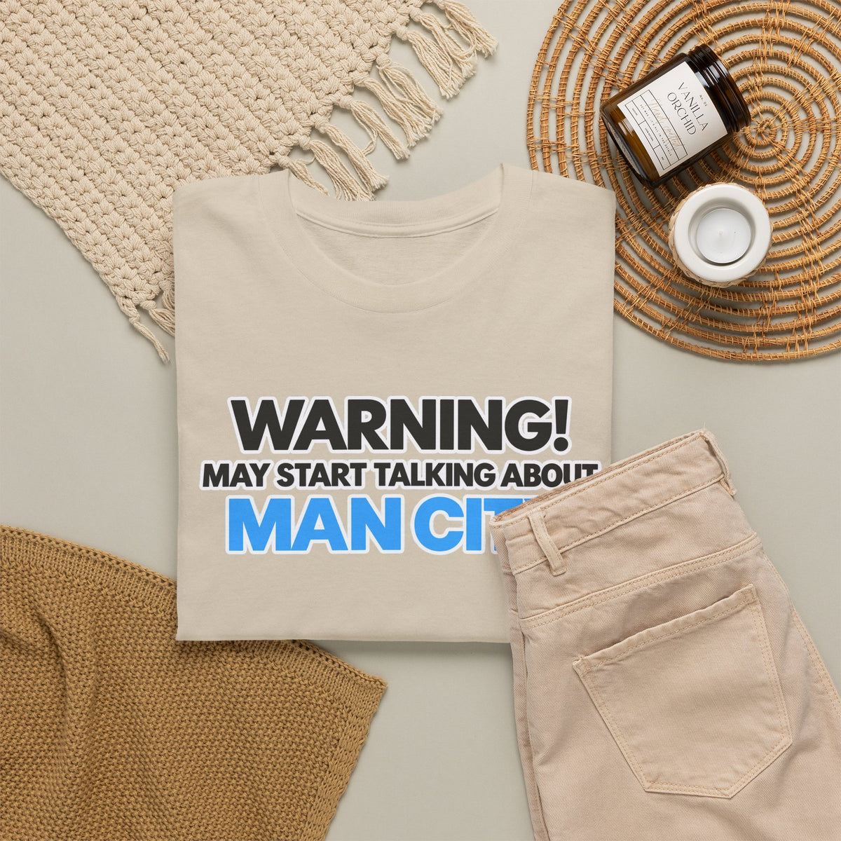 Manchester City Warning! May Start Talking About Man City T‑Shirt