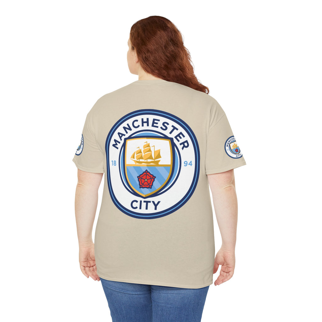Manchester City Crest T-Shirt — Football Club Logo Tee