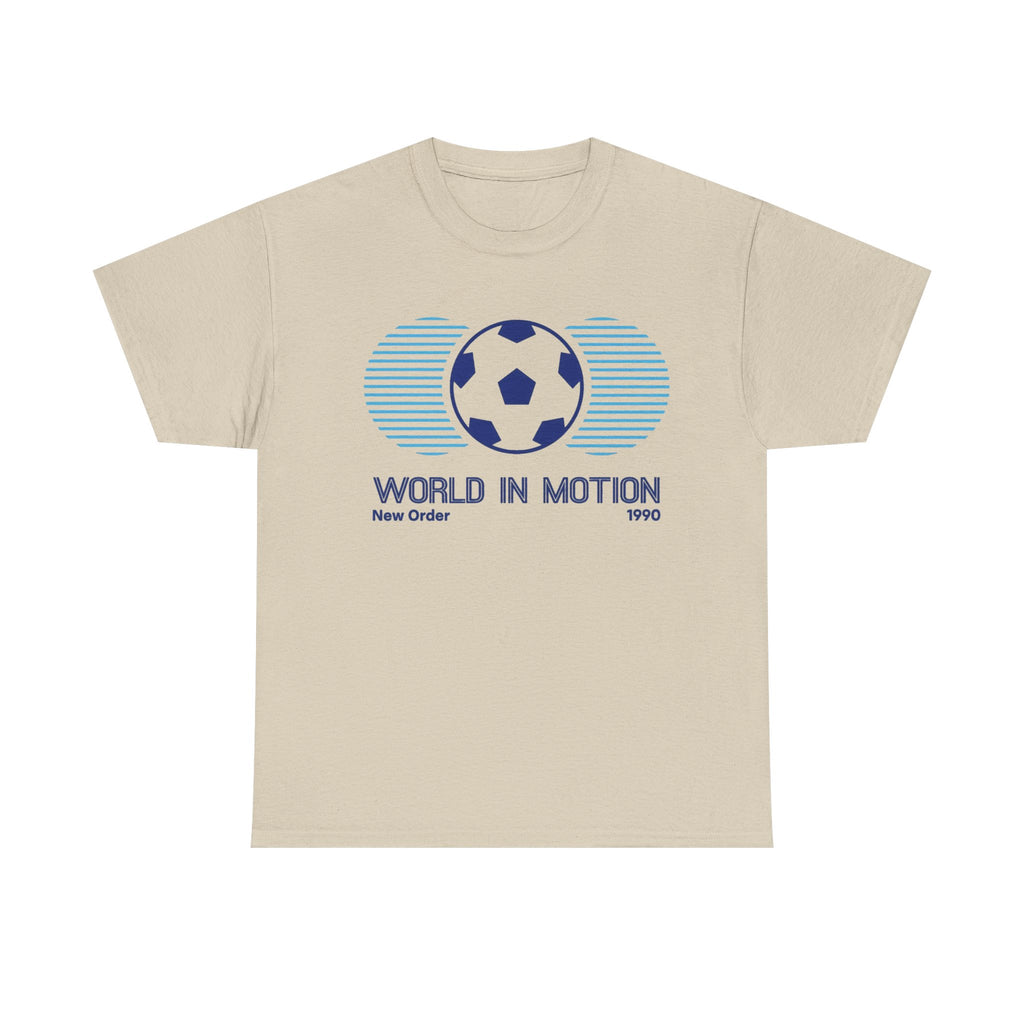 Soccer 'World in Motion' T‑Shirt — Retro Football Graphic Tee