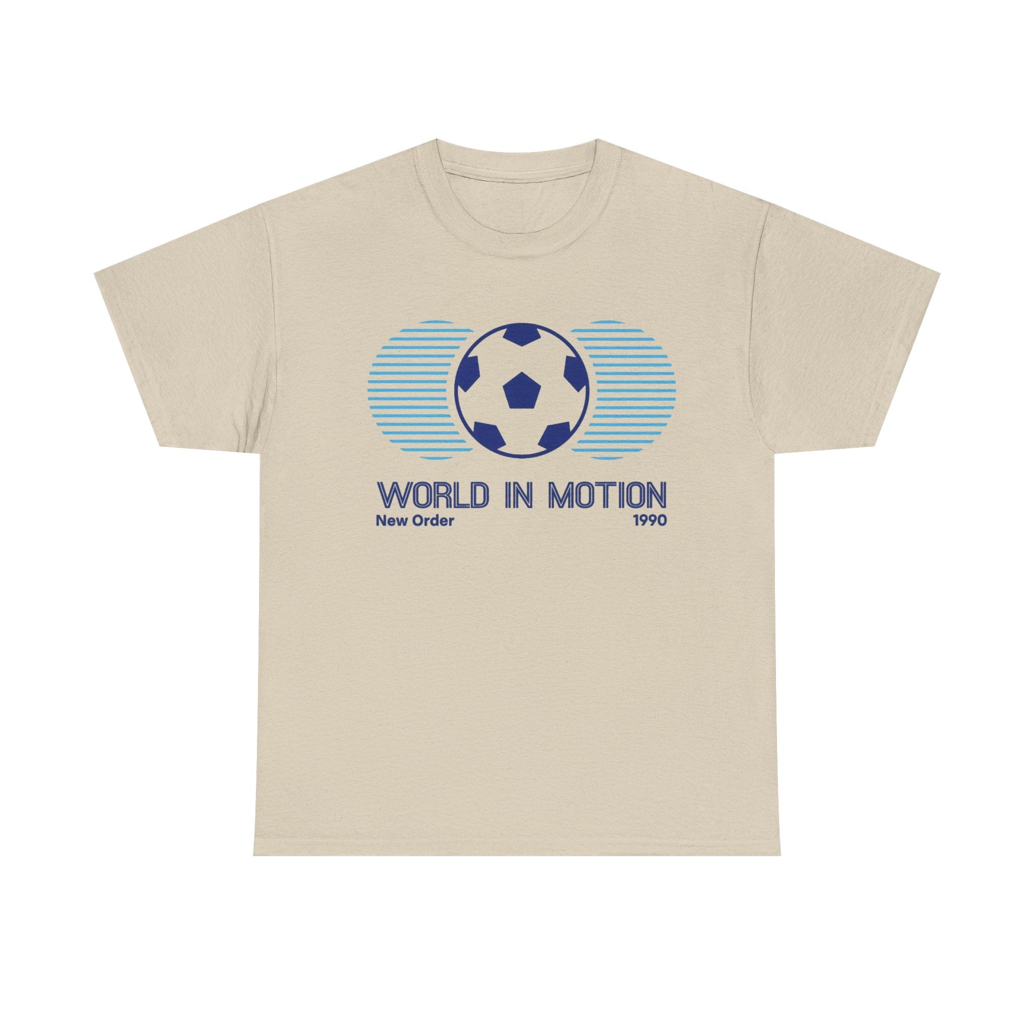 Soccer 'World in Motion' T‑Shirt — Retro Football Graphic Tee