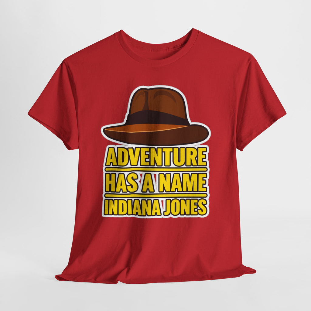 Adventure Has a Name Indiana Jones Graphic Cotton T-Shirt