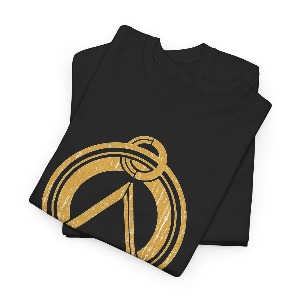 There Is No Place Like Home Graphic Tee — Vintage Gold Sigil T‑Shirt