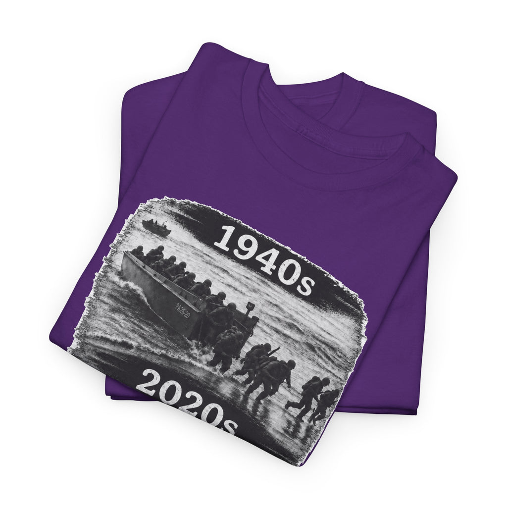 1940s vs 2020s Veterans Tribute Tee — "Is This What They Fought For?"