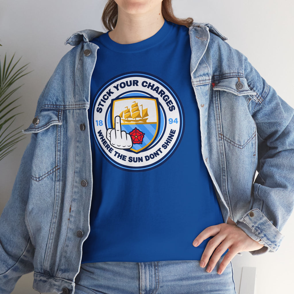 Manchester City "Stick Your Charger Where the Sun Don't Shine" Cotton t-shirt