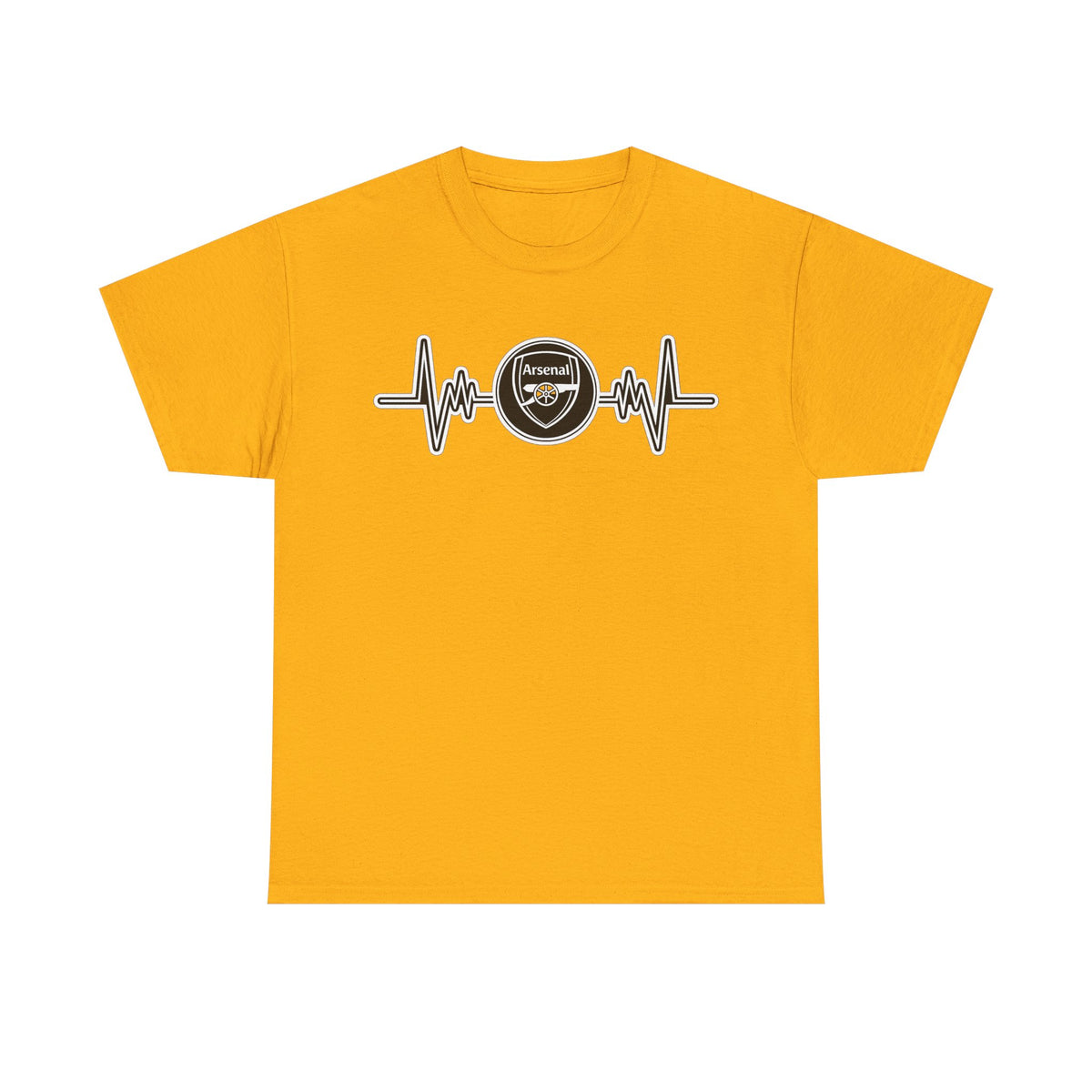 Arsenal Heartbeat T-Shirt — Premier League Fans’ Cotton Tee
