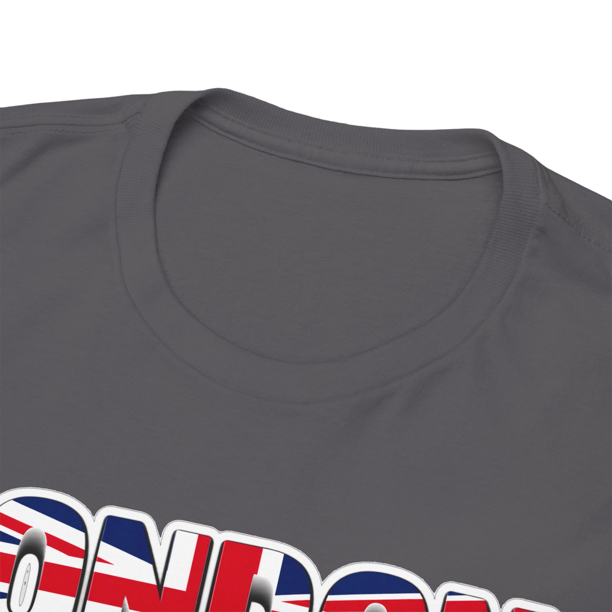 London Union Jack Graphic Tee — Bold UK Travel T-Shirt