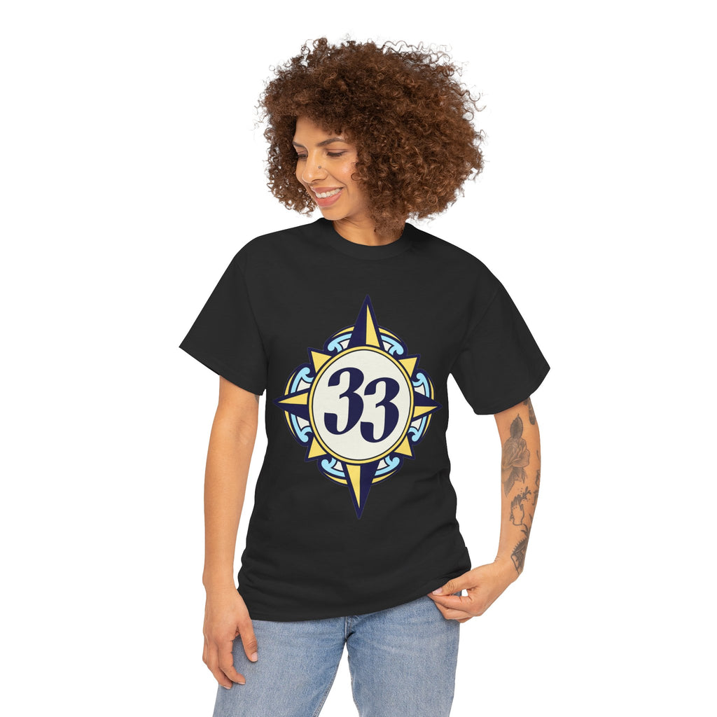 33 Compass Disney Inspired Tee - Nautical Retro Compass Graphic T-Shirt