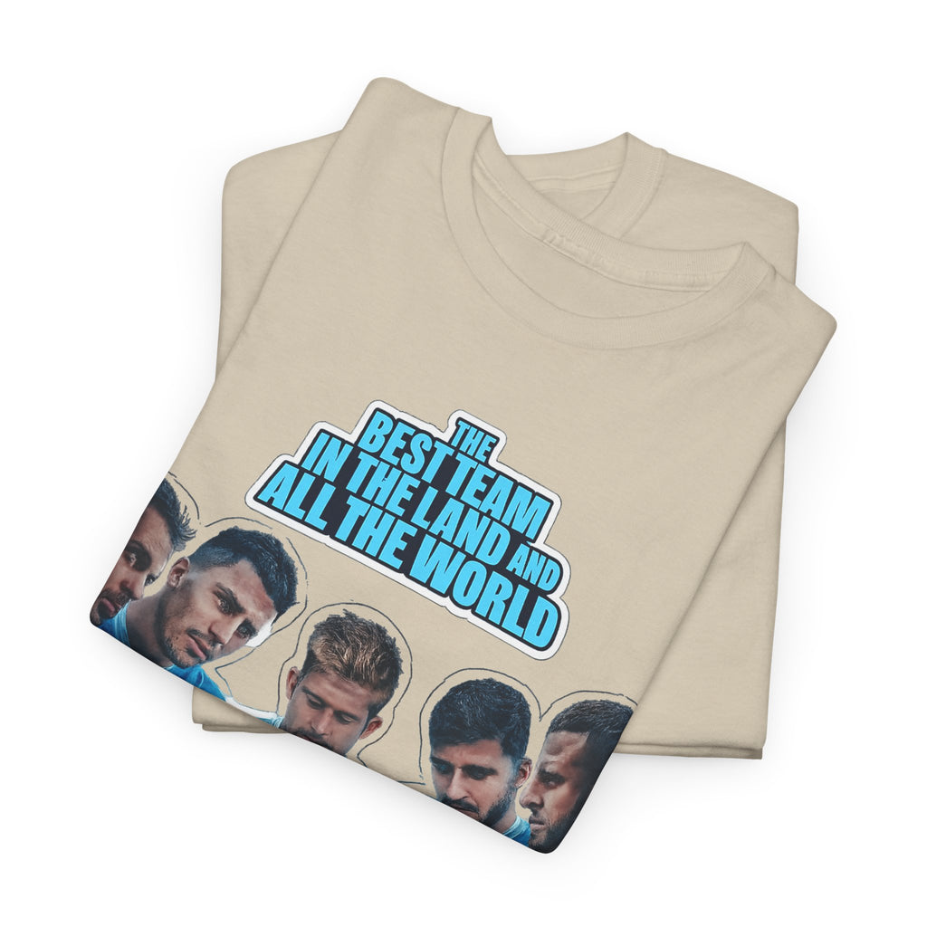 Manchester City — "Best Team in the Land and All the World" Cotton T-Shirt