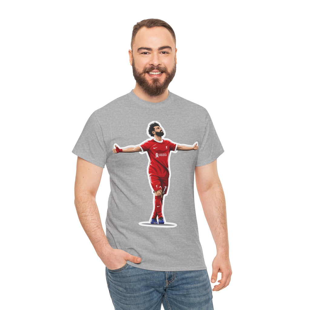 Mo Salah Celebration Tee — Liverpool Graphic T-Shirt