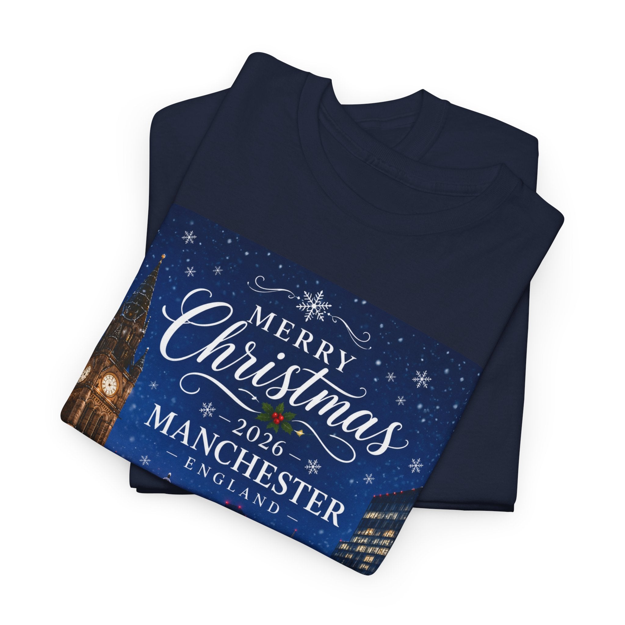 Manchester Christmas Tee — Merry Christmas 2026 Holiday T‑Shirt