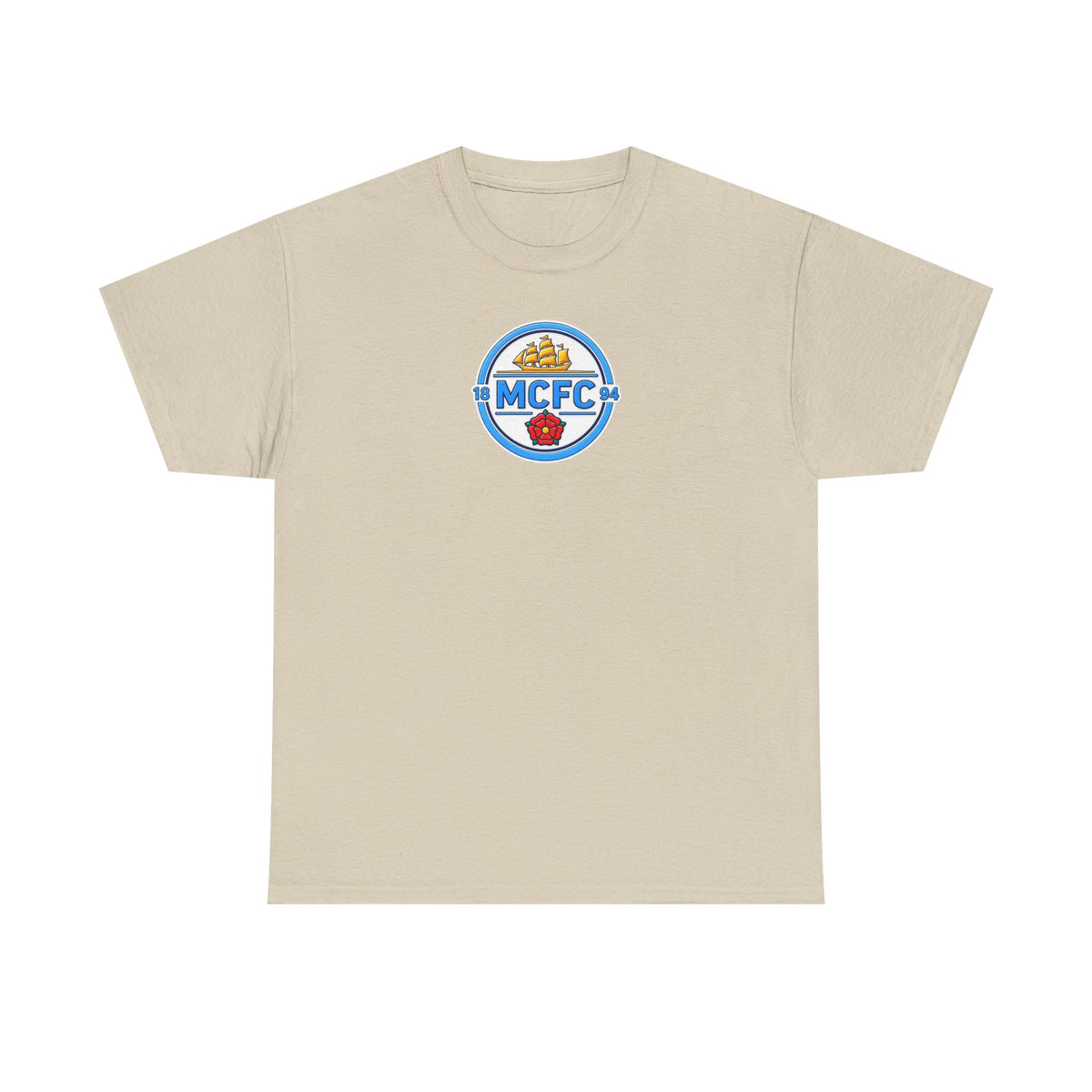 MCFC Retro Crest T‑Shirt — Vintage Soccer Fan Tee