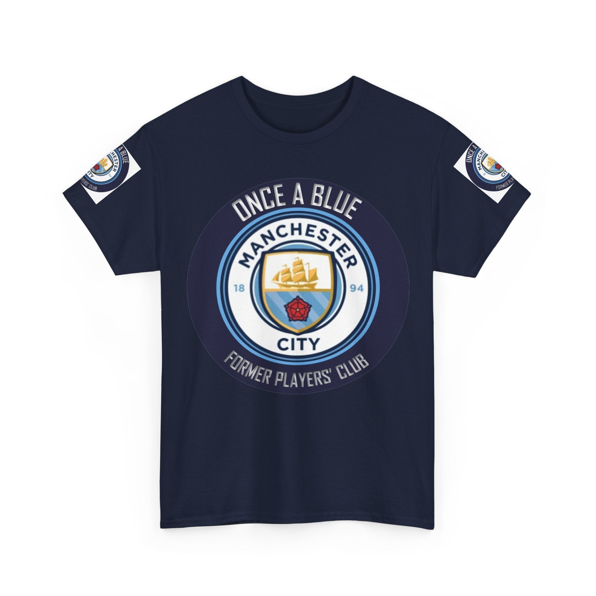 Manchester City 'Once A Blue' Tee — Former Players Club Football Shirt