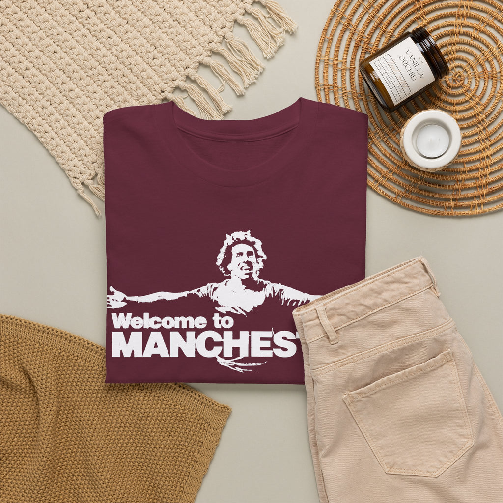 Welcome to Manchester Tee — Retro Carlos Tevez Manchester City Graphic Cotton T-Shirt