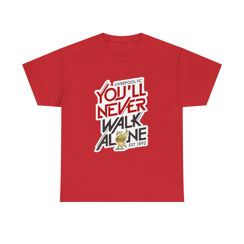 Liverpool You'll Never Walk Alone Cotton T-Shirt — Liverpool FC Fan Tee