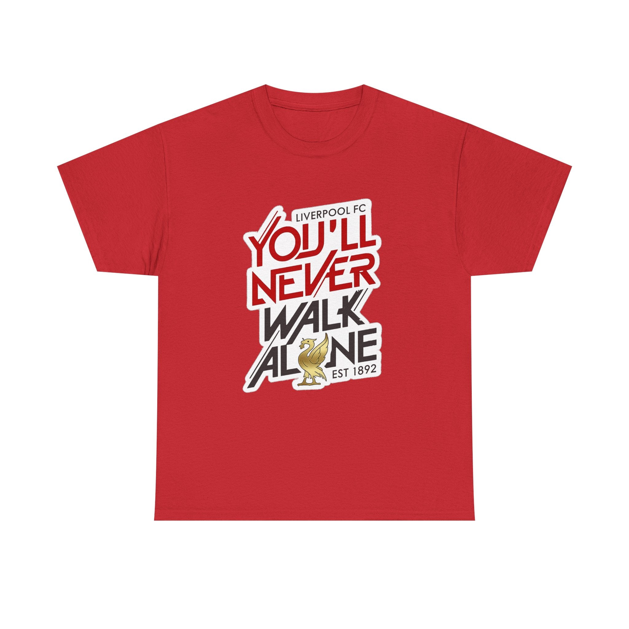 Liverpool You'll Never Walk Alone Cotton T-Shirt — Liverpool FC Fan Tee