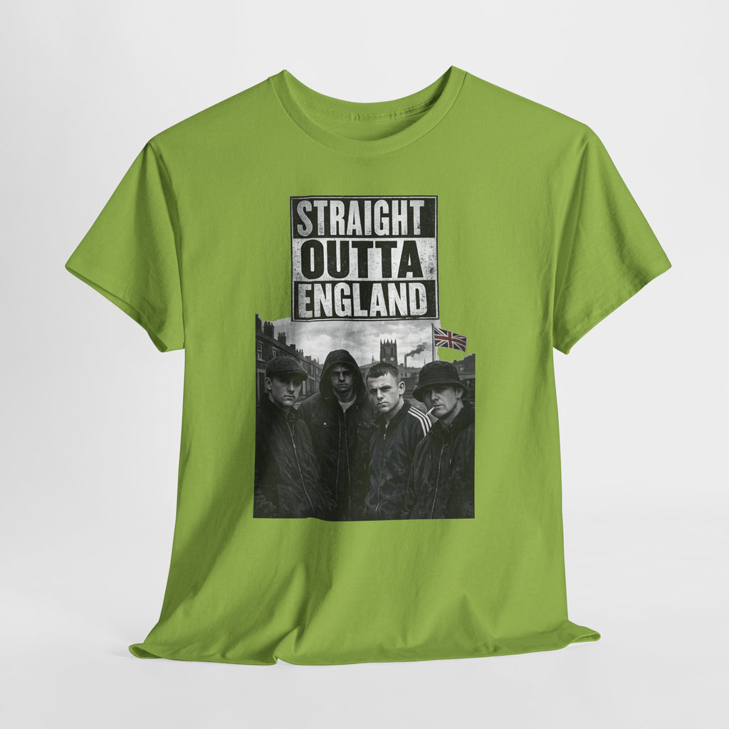 Straight Outta England T-Shirt — Retro Band Photo Tee